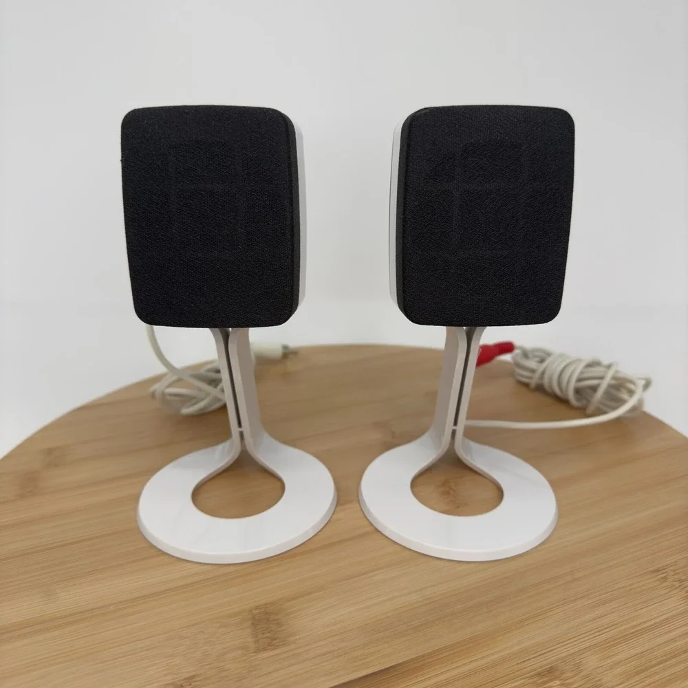 Dell‎ 2.1-Chael Multimedia Computer Speakers With Wired Audio Jack Black White